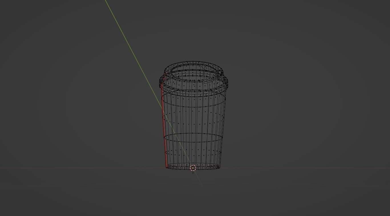 CoffeeCup coffee cup Low-poly 3D model_14
