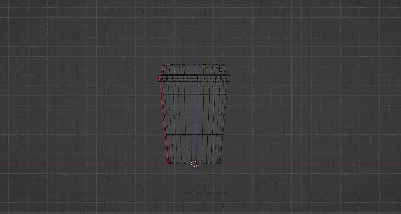 CoffeeCup coffee cup Low-poly 3D model_13