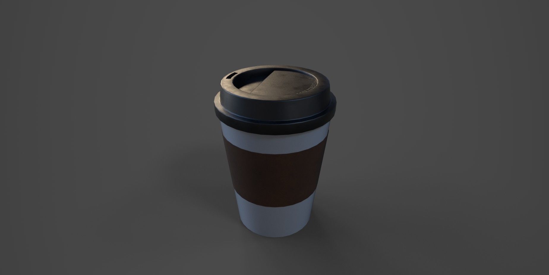 CoffeeCup coffee cup Low-poly 3D model_2