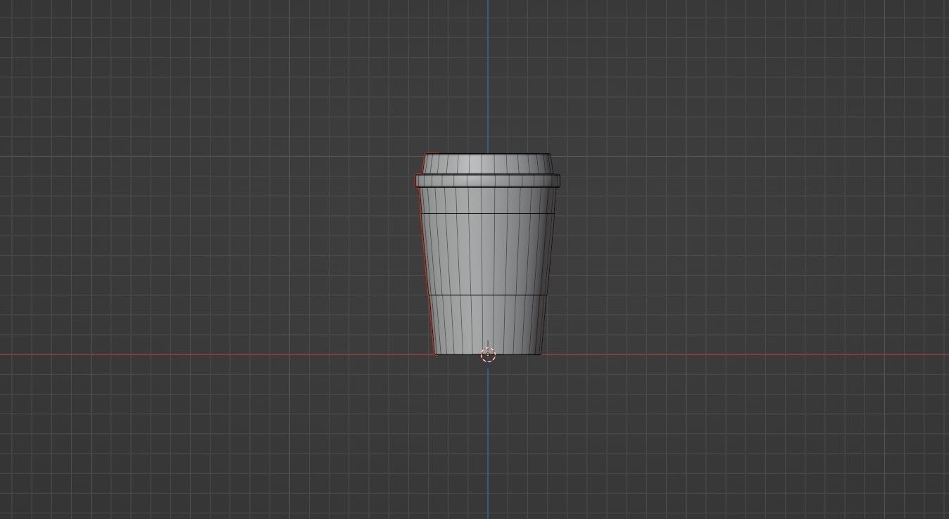 CoffeeCup coffee cup Low-poly 3D model_10