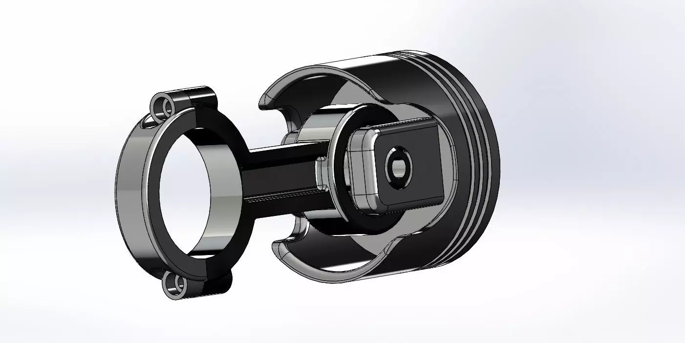 piston design 3D model_0