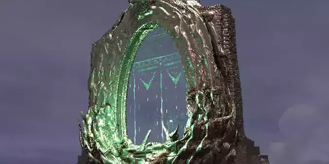 Witches Medieval Portal Doorway 3 