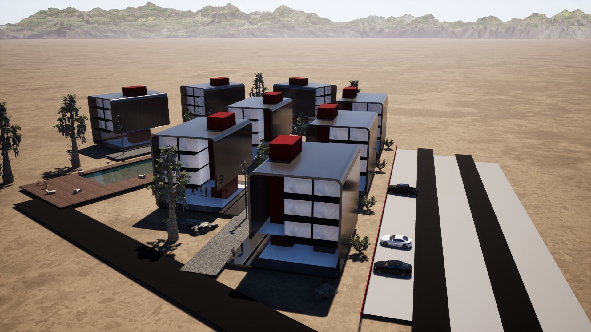 SKP Hotel - ANELO 3D model_1