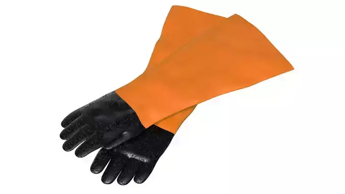 Work gloves 3D model