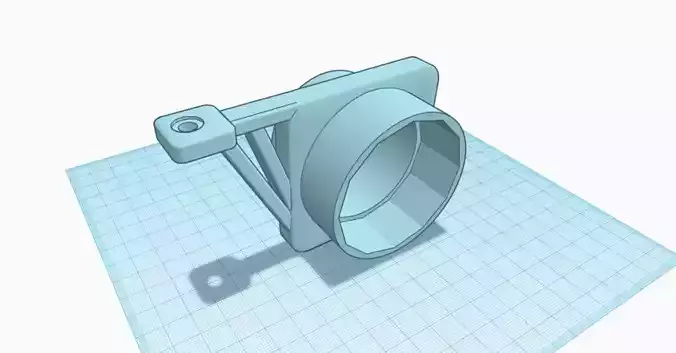 Air filter intake connection 55mm