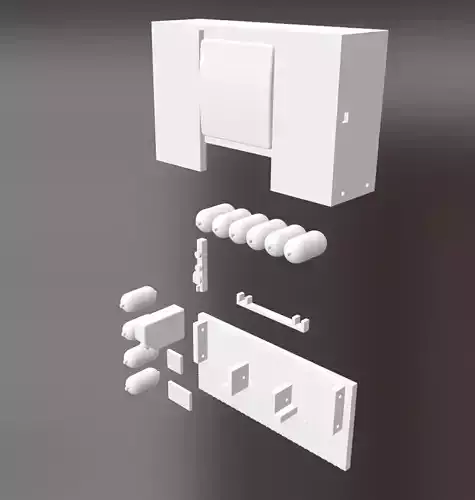 Van der vlist 8x2 scania detail parts