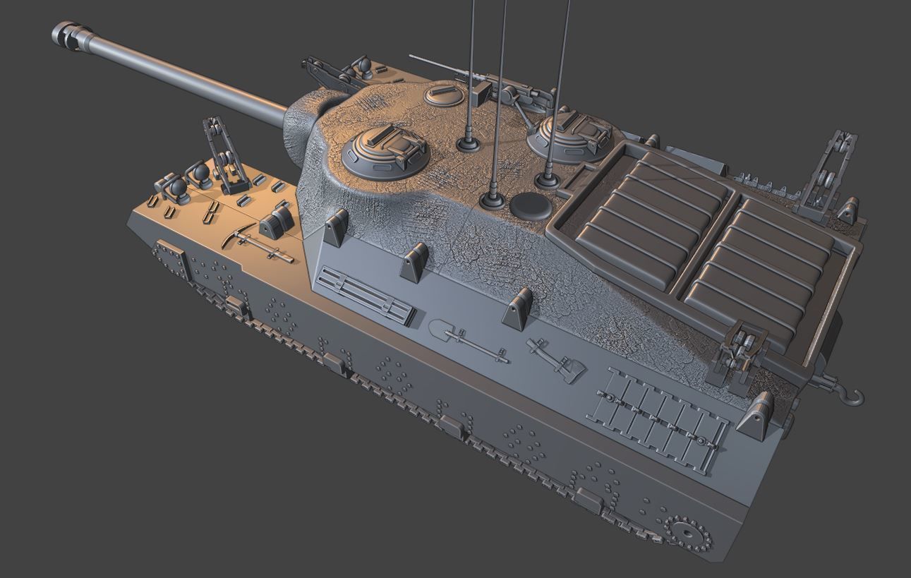 Tanks T95 USA 3D print model_6