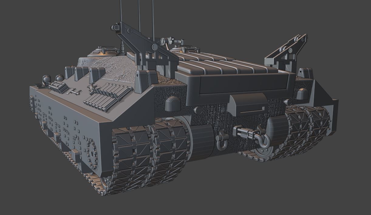 Tanks T95 USA 3D print model_9
