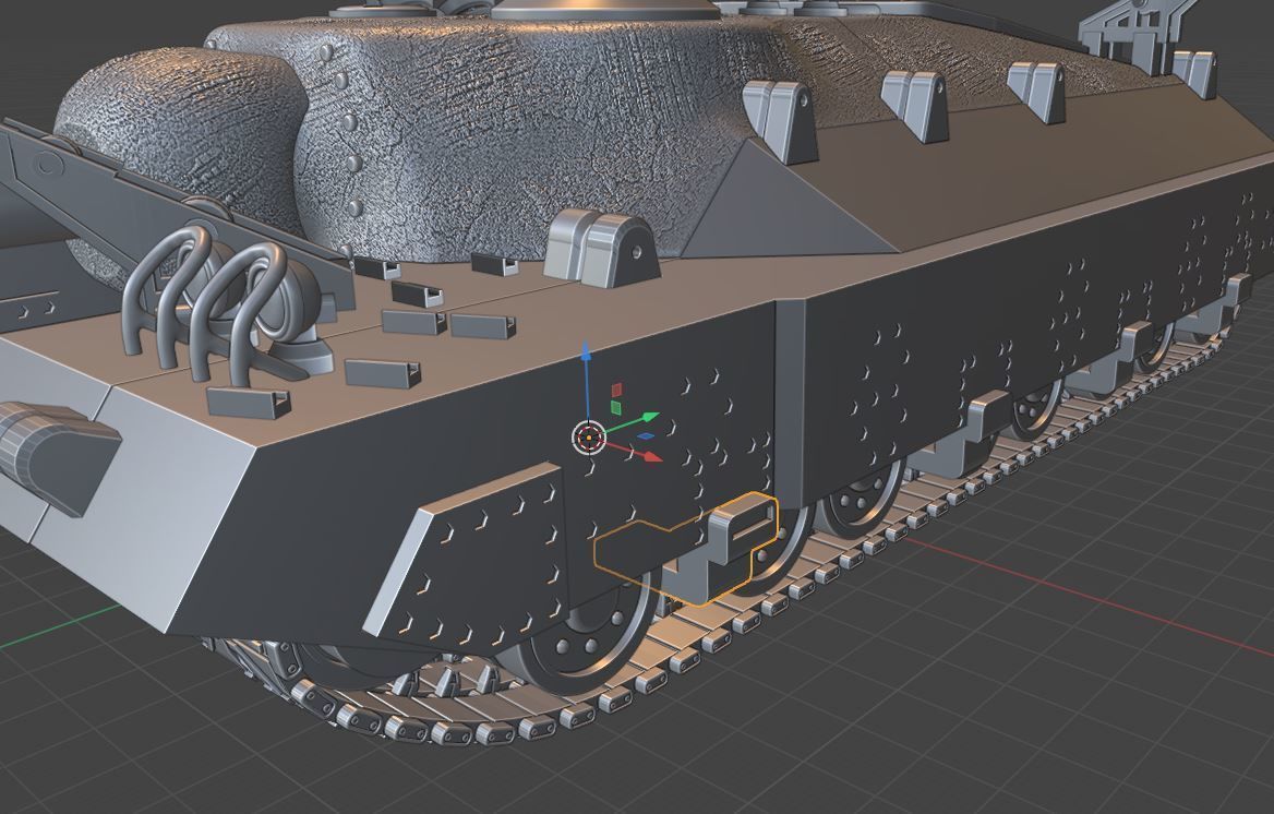 Tanks T95 USA 3D print model_13