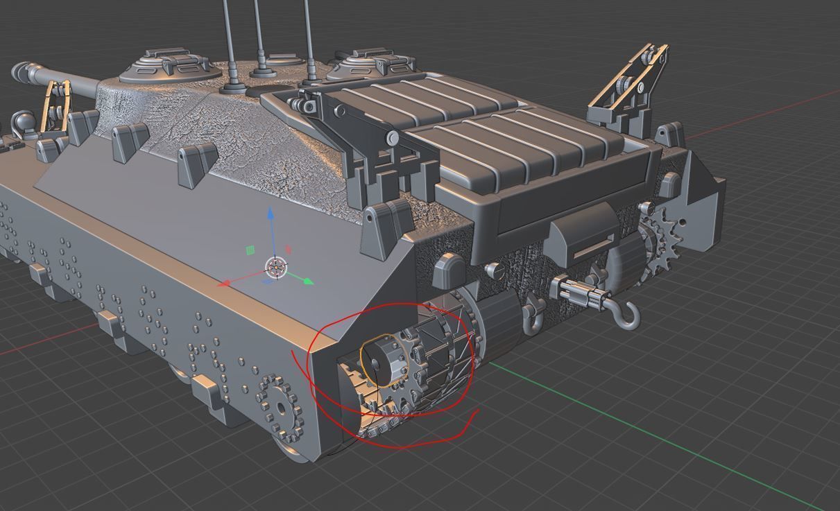 Tanks T95 USA 3D print model_10