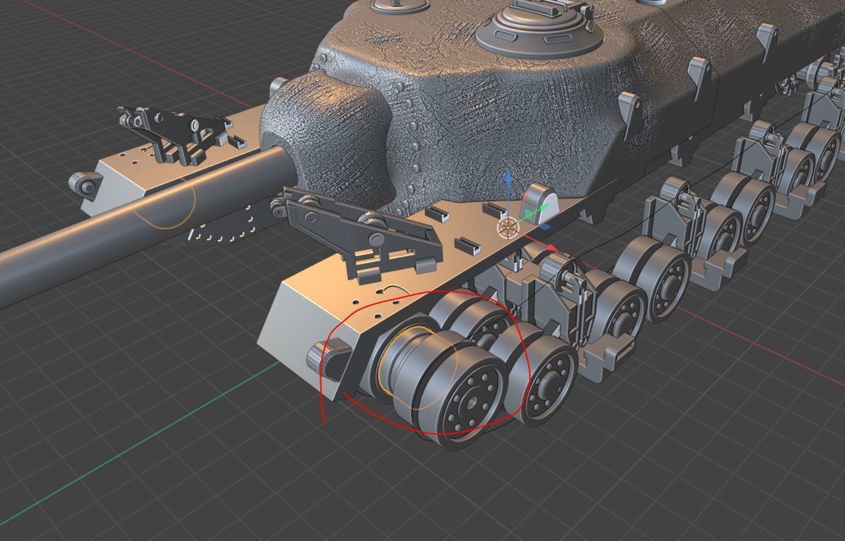 Tanks T95 USA 3D print model_17