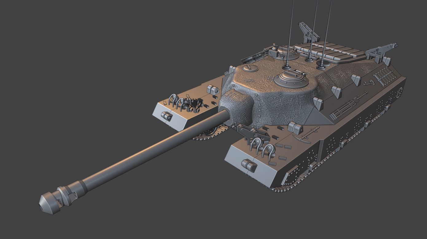 Tanks T95 USA 3D print model_2