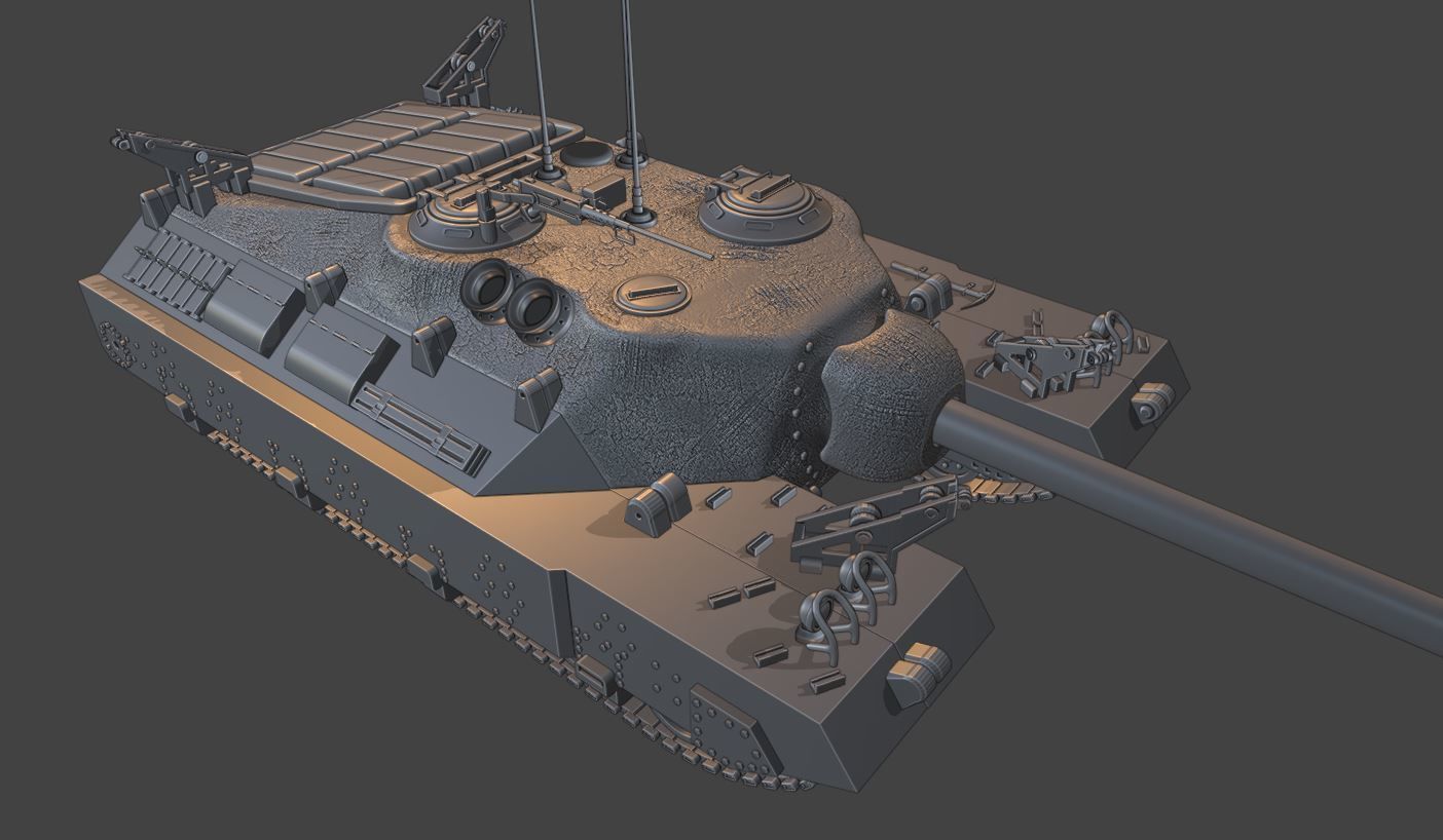 Tanks T95 USA 3D print model_3