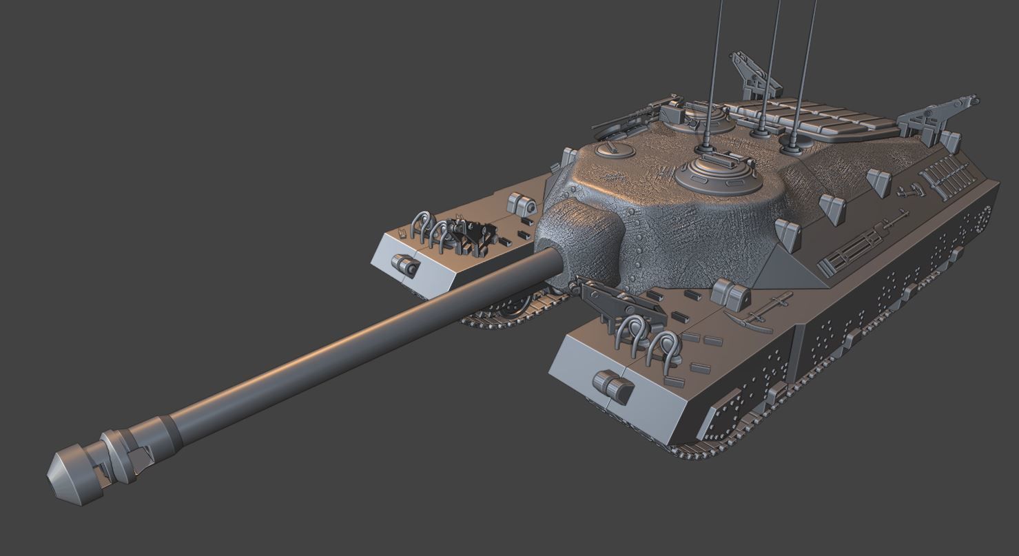 Tanks T95 USA 3D print model_8