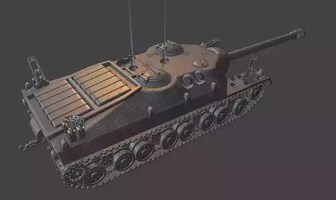Tanks T 28 USA 3D print model