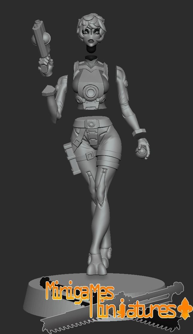 Greater good pilots anime figurines 3D print model_6