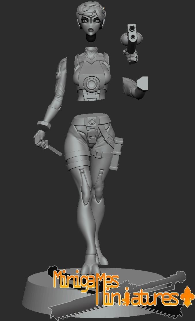 Greater good pilots anime figurines 3D print model_4