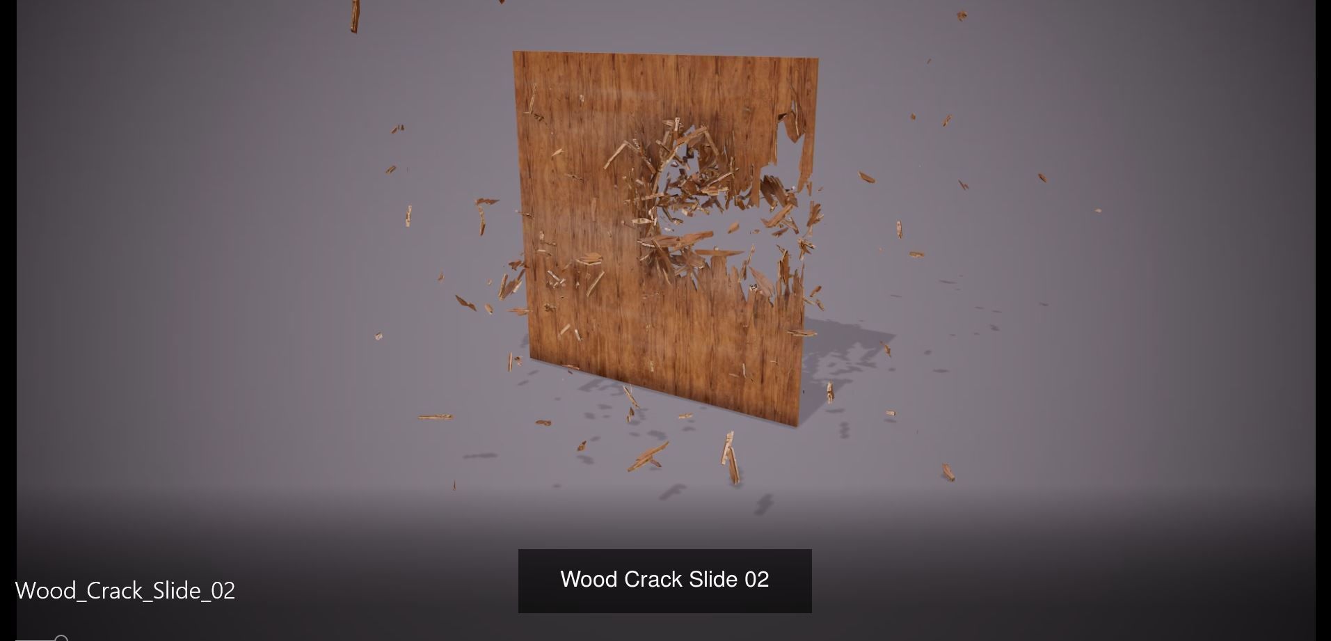 Wood Crack  and debris Pack 3D Model Collection_11