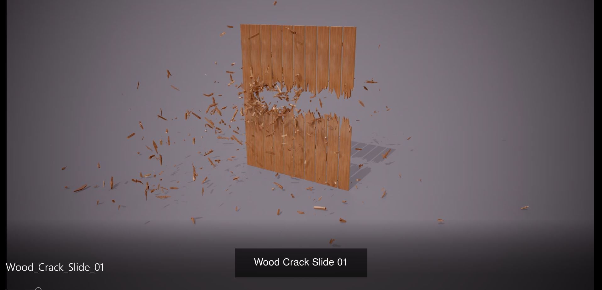 Wood Crack  and debris Pack 3D Model Collection_10