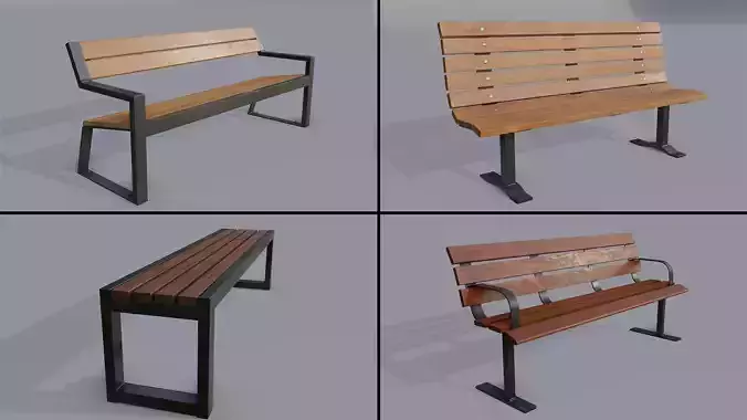 4 Street bench pack