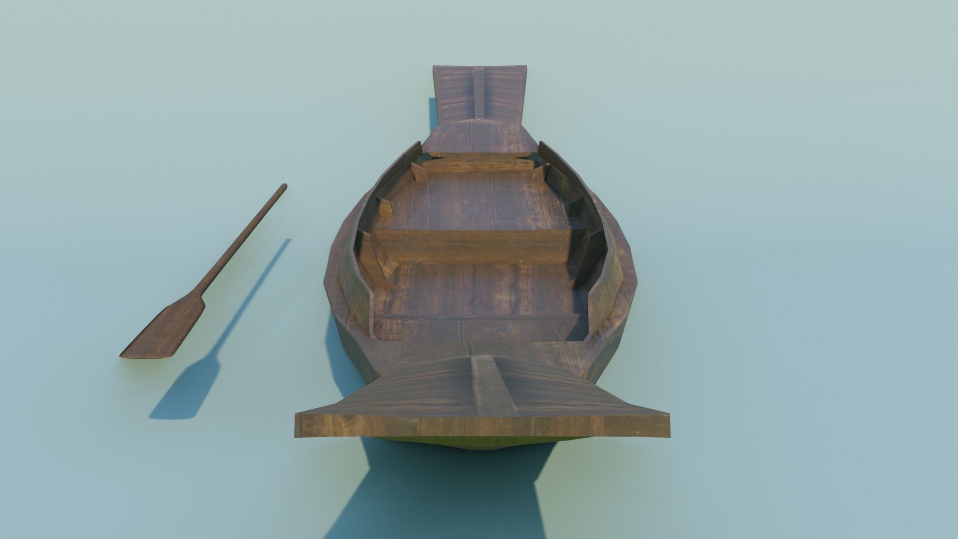 Thai-Boat-Sampan canoe 3D model | CGTrader