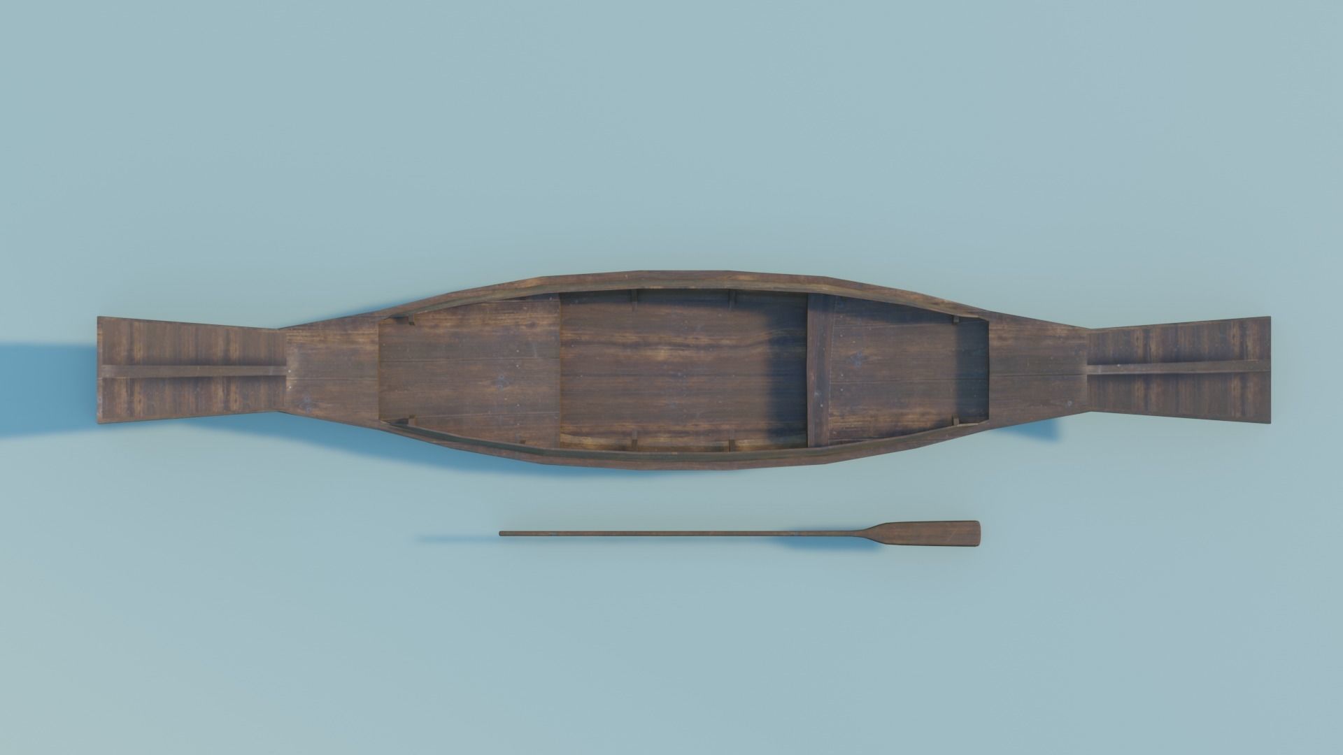Thai-Boat-Sampan canoe 3D model | CGTrader
