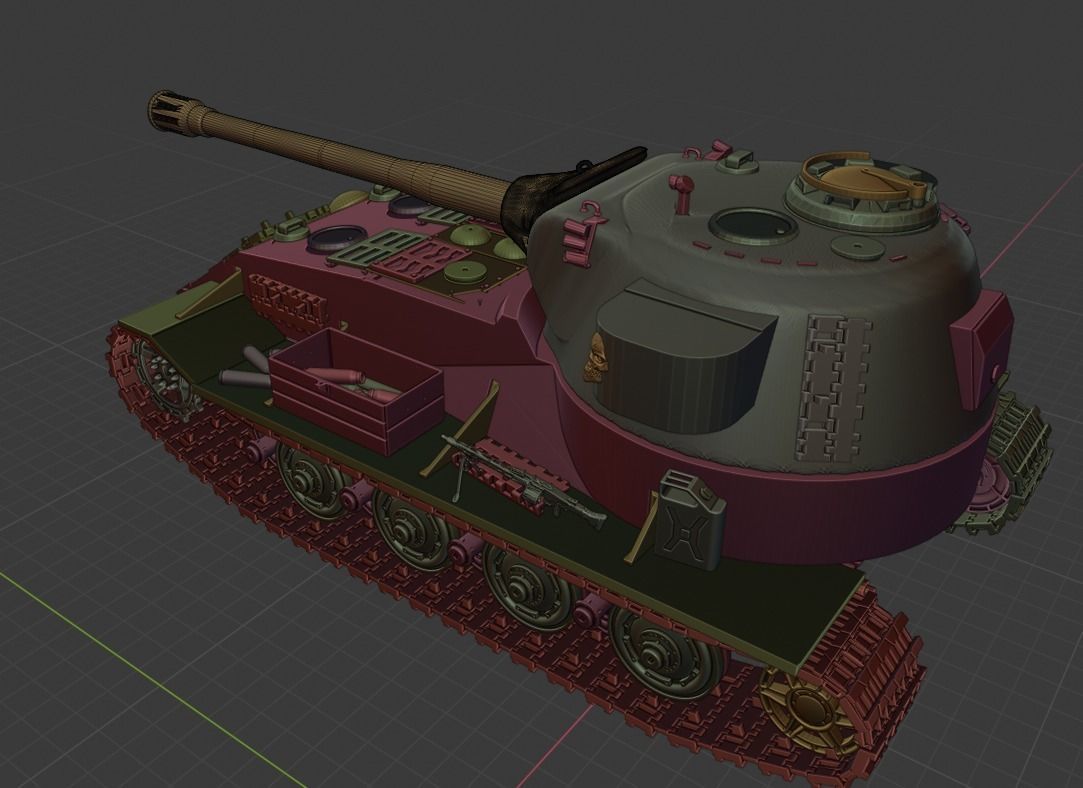 VK 7201 tanks Germany 3D print model_14