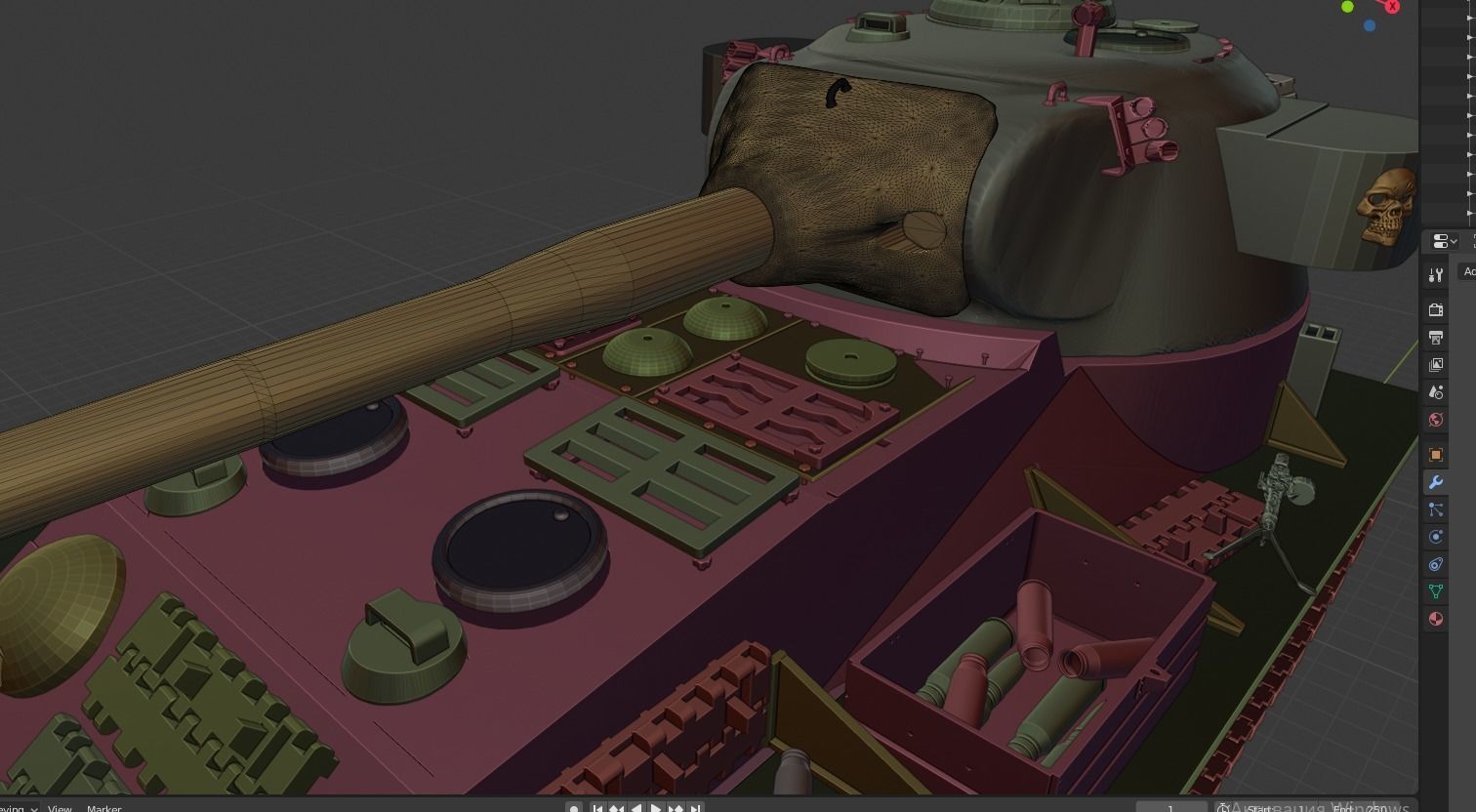 VK 7201 tanks Germany 3D print model_12
