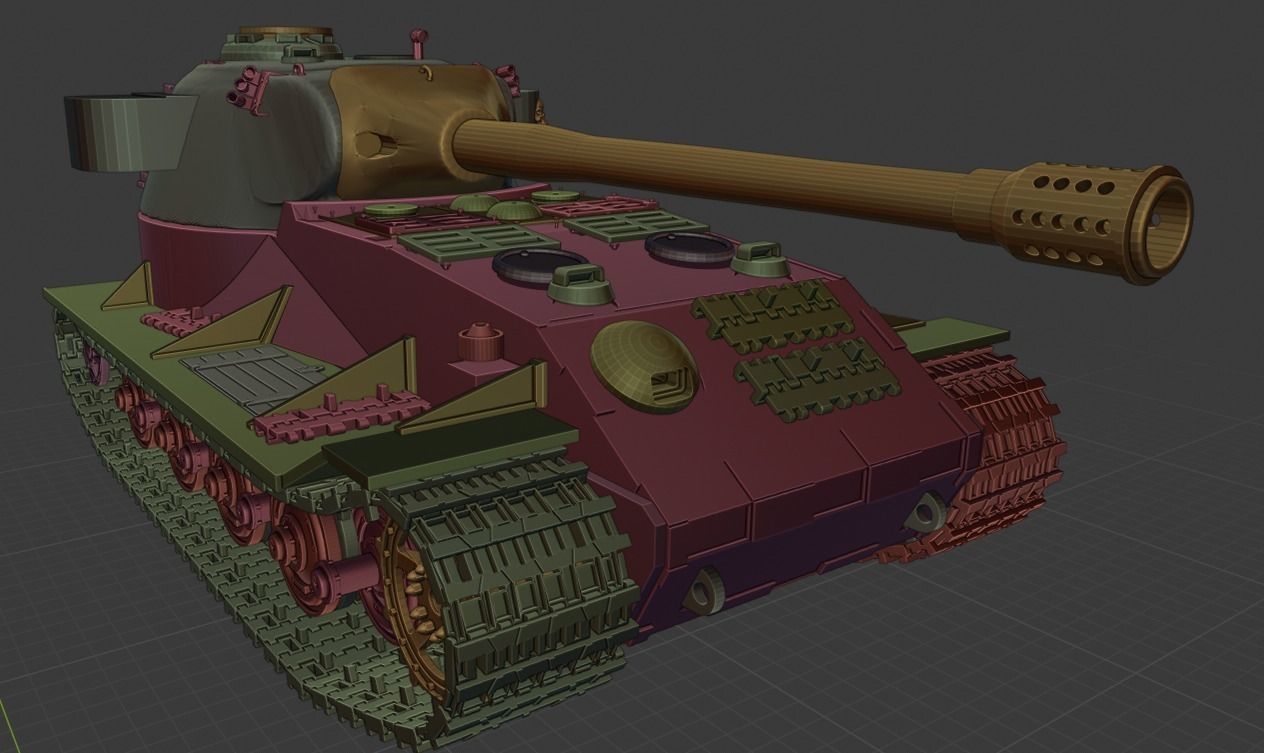 VK 7201 tanks Germany 3D print model_20