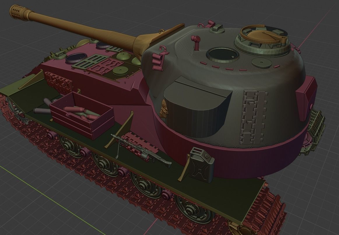 VK 7201 tanks Germany 3D print model_15