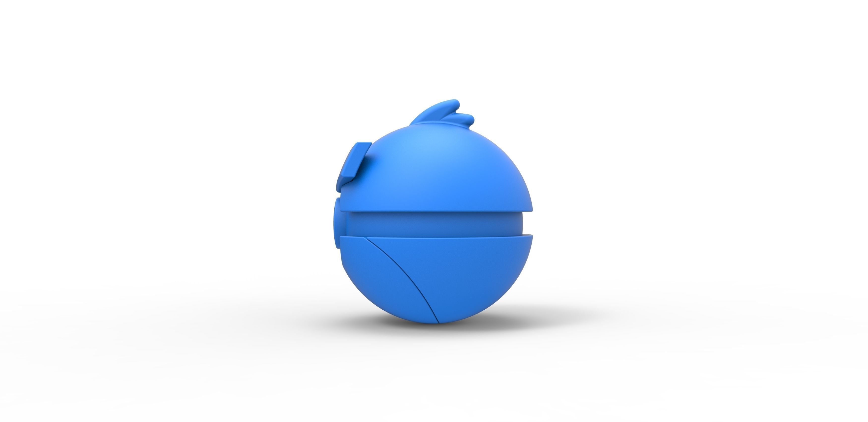 Angry bird Red orb 3D print model_14