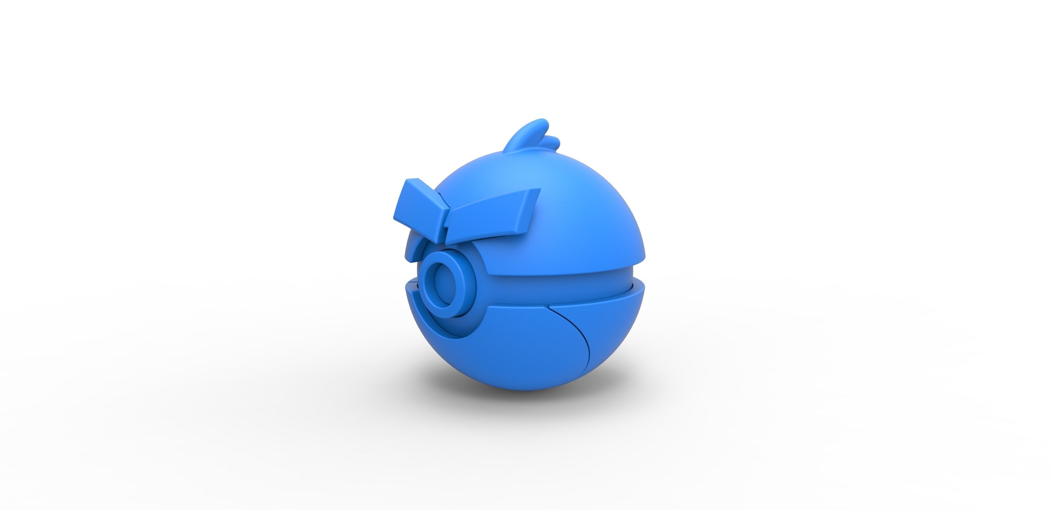 Angry bird Red orb 3D print model_8