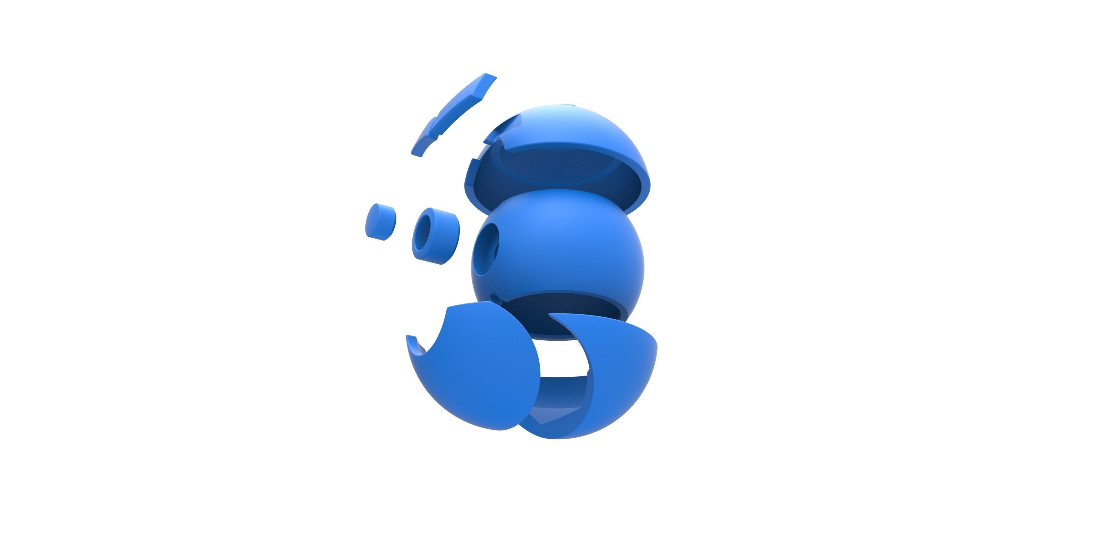 Angry bird Red orb 3D print model_17