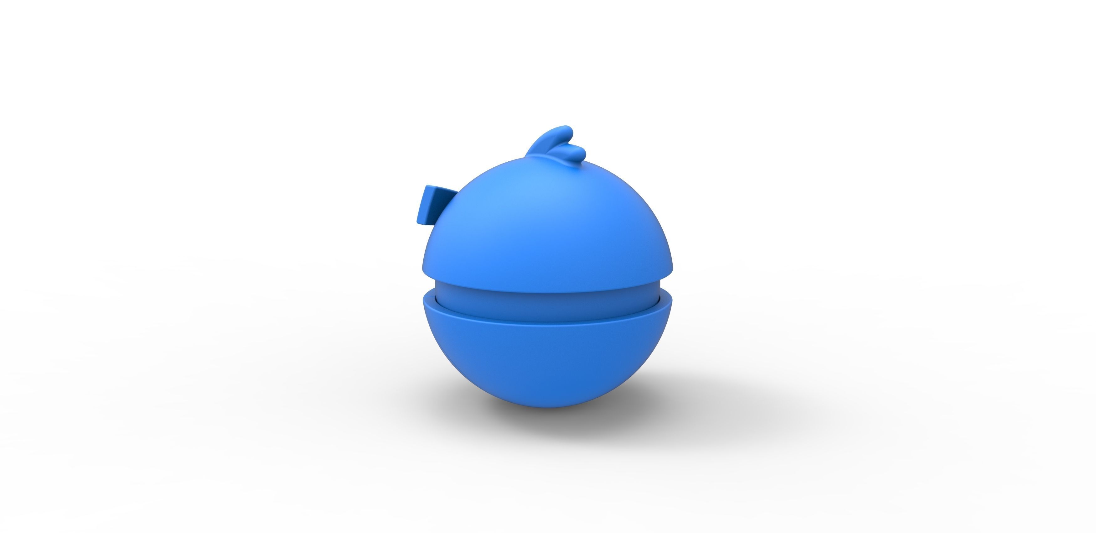 Angry bird Red orb 3D print model_15