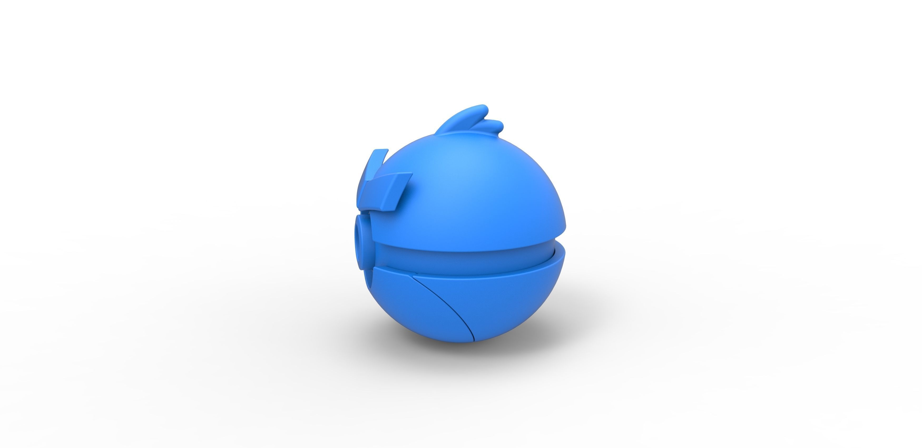 Angry bird Red orb 3D print model_13
