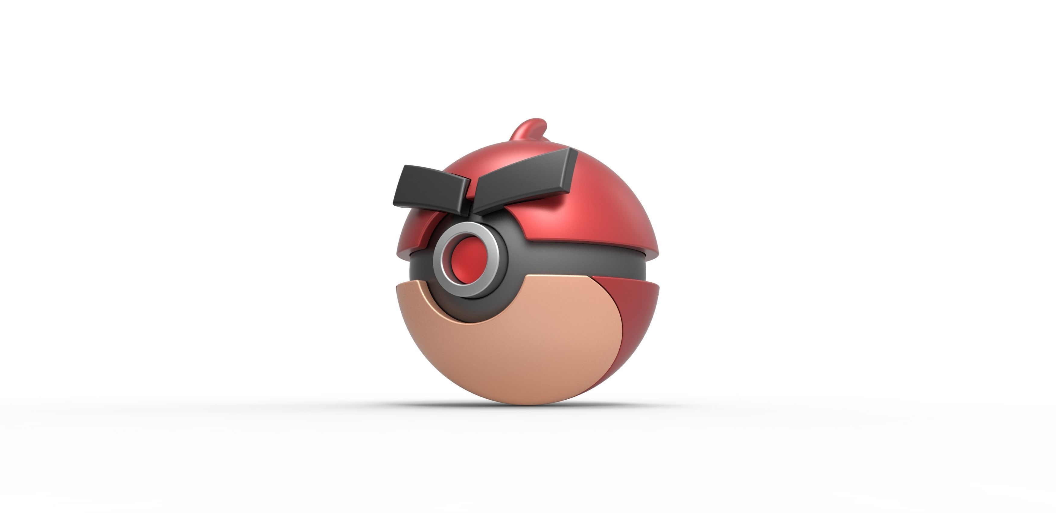 Angry bird Red orb 3D print model_1