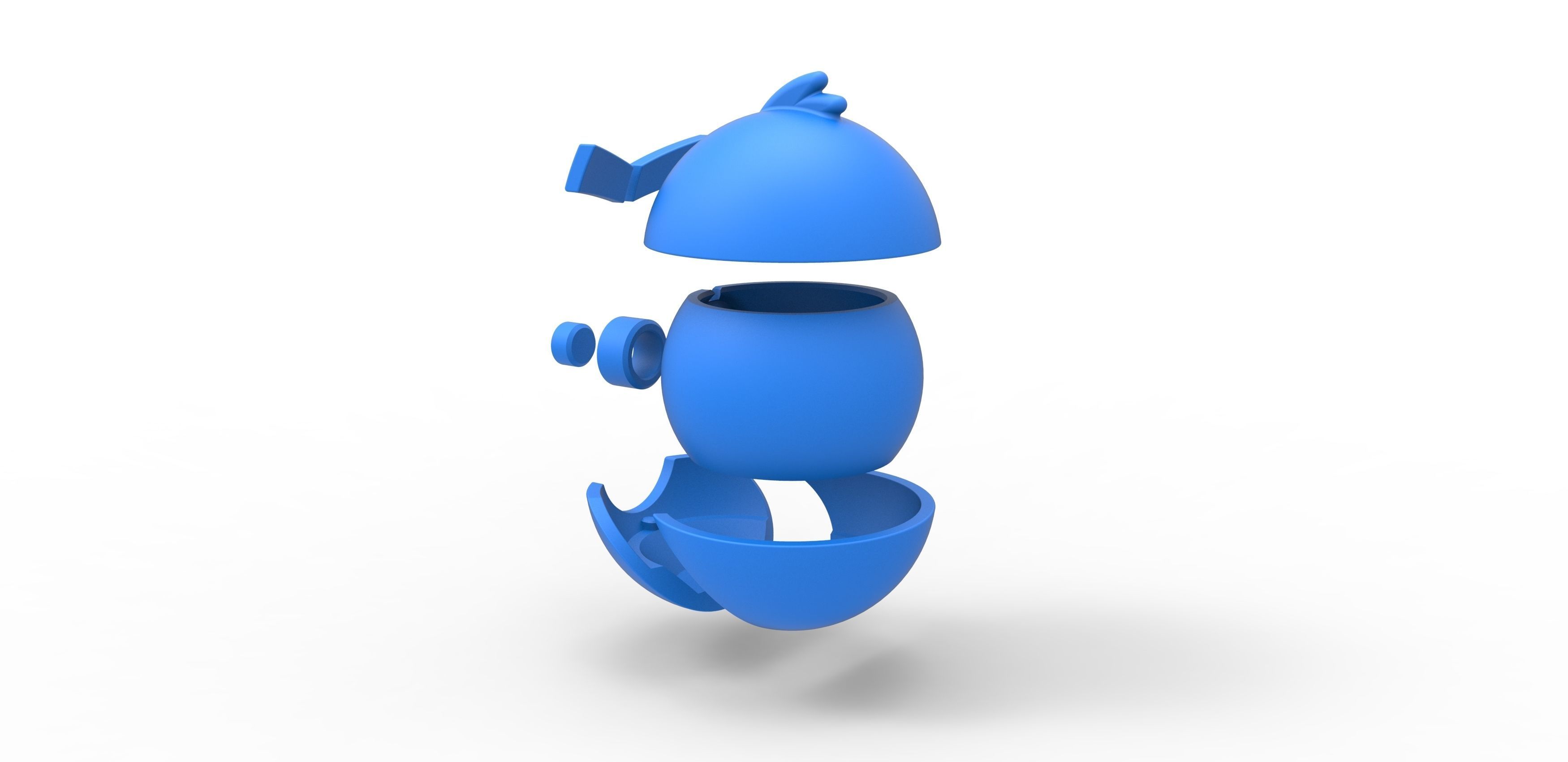 Angry bird Red orb 3D print model_20