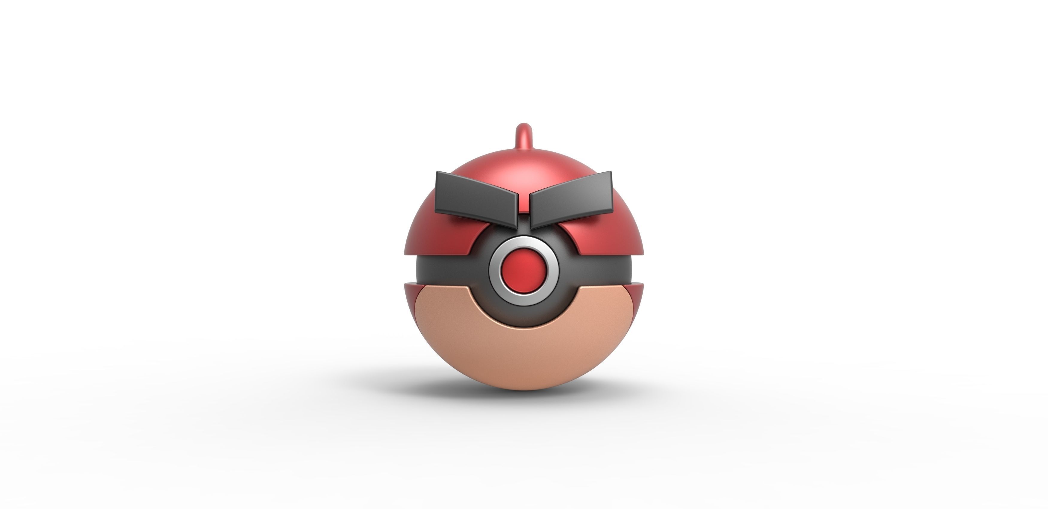 Angry bird Red orb 3D print model_2
