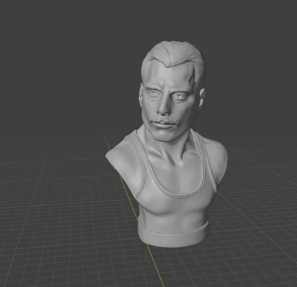 Freddie Mercury 3D print model_1