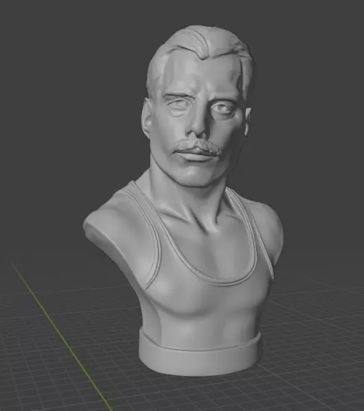 Freddie Mercury 3D print model_20