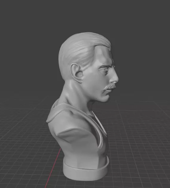 Freddie Mercury 3D print model_23