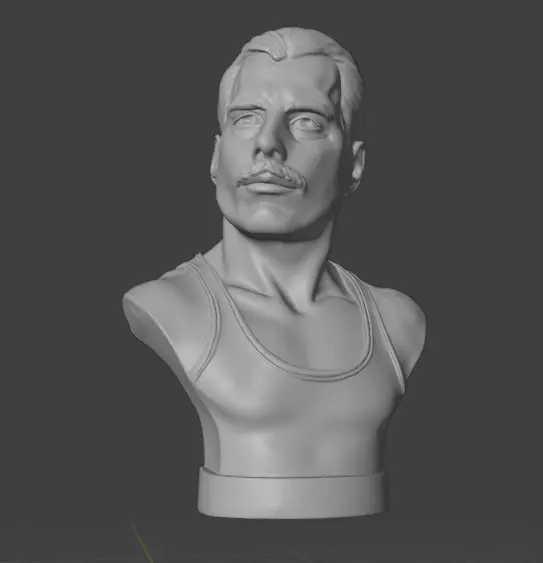 Freddie Mercury 3D print model_21