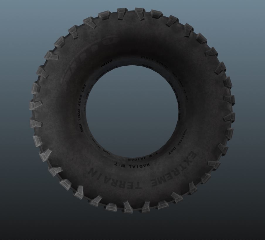 NITTO MUD GRAPPLER 3D model_1