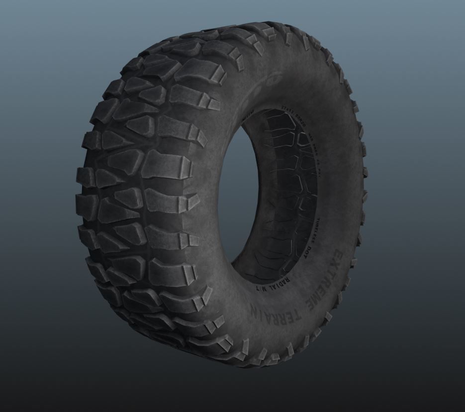 NITTO MUD GRAPPLER 3D model_2