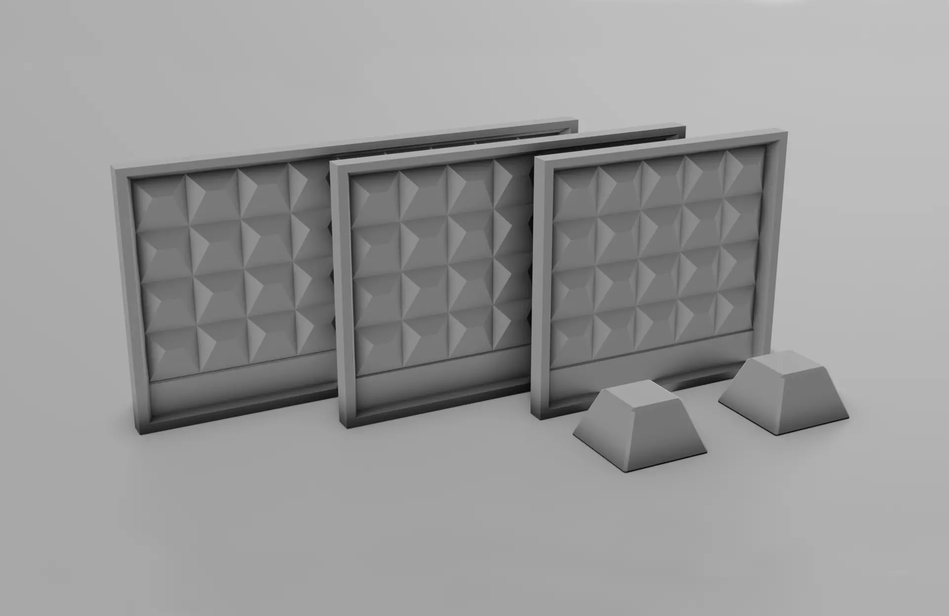 Concrete USSR Fence PO-2 3D print model