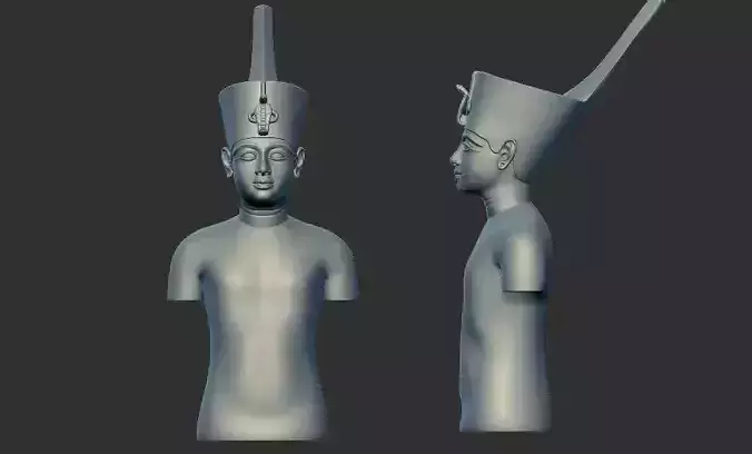 Mannequin of Tutankhamun 3D Printable model  3D print model