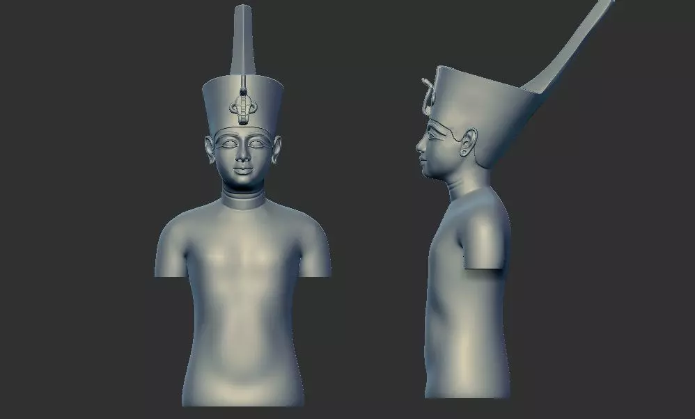 Mannequin of Tutankhamun 3D Printable model 3D print model_0