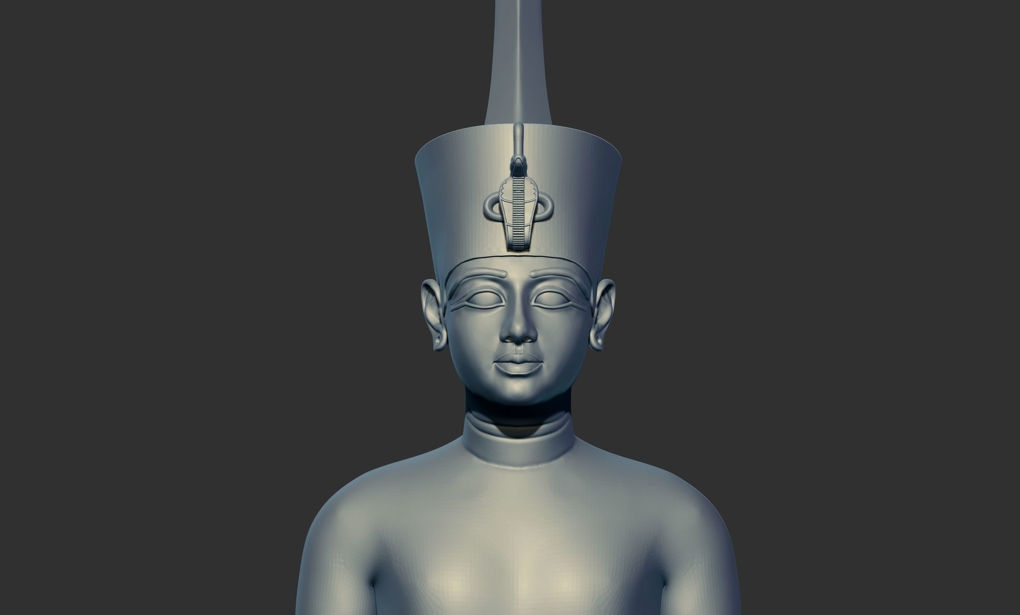 Mannequin of Tutankhamun 3D Printable model 3D print model_1