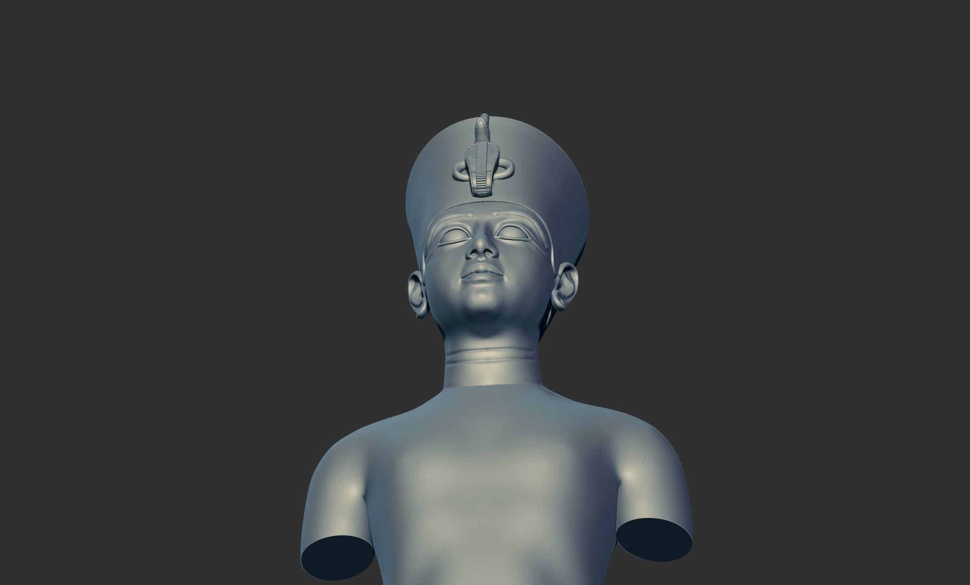 Mannequin of Tutankhamun 3D Printable model 3D print model_3