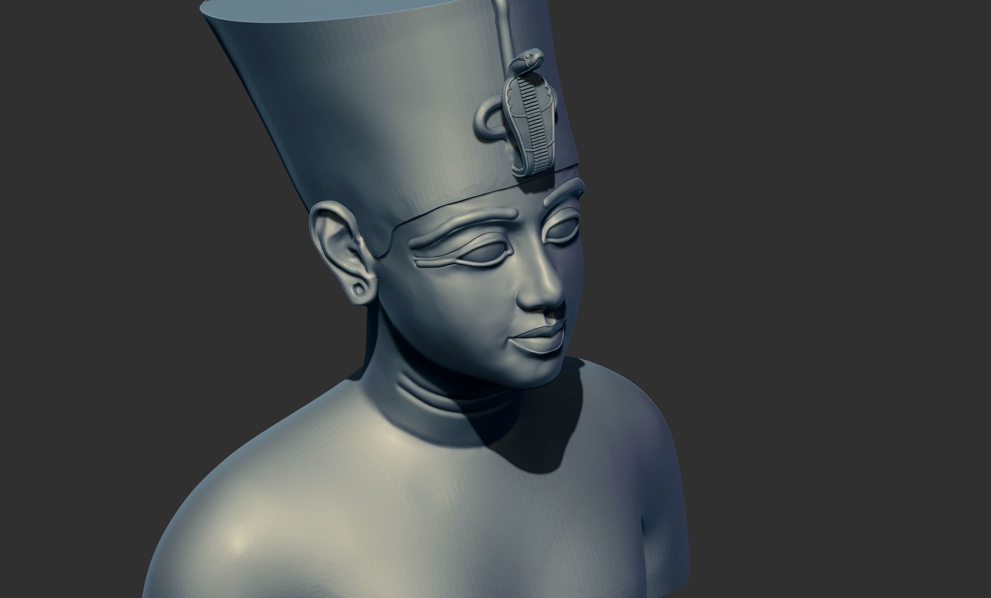 Mannequin of Tutankhamun 3D Printable model 3D print model_2